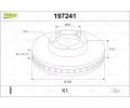 Brzdov kotou VALEO ‐ VA 197241