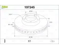 Brzdov kotou VALEO ‐ VA 197245
