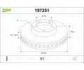VALEO Brzdov� kotou� - 320 mm&nbsp;&dash;&nbsp;VA 197251