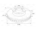 VALEO Brzdový kotouč - 282 mm VA 197332, 197332