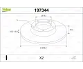 VALEO Brzdov� kotou� - 296 mm&nbsp;&dash;&nbsp;VA 197344