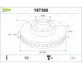 VALEO Brzdov� kotou� - 256 mm&nbsp;&dash;&nbsp;VA 197366