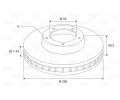 VALEO Brzdový kotouč - 295 mm VA 197371, 197371