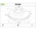 Brzdov� kotou�&nbsp;VALEO&nbsp;&dash;&nbsp;VA 197461