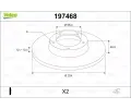 Brzdov kotou VALEO ‐ VA 197468