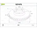 Brzdov� kotou�&nbsp;VALEO&nbsp;&dash;&nbsp;VA 197470