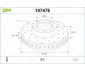 VALEO Brzdov� kotou� - 322 mm&nbsp;&dash;&nbsp;VA 197478