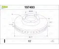 Brzdov� kotou�&nbsp;VALEO&nbsp;&dash;&nbsp;VA 197493