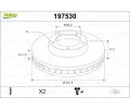 Brzdov� kotou�&nbsp;VALEO&nbsp;&dash;&nbsp;VA 197530