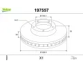 Brzdov� kotou�&nbsp;VALEO&nbsp;&dash;&nbsp;VA 197557