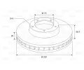 VALEO Brzdov� kotou� - 281 mm VA 197586, 197586