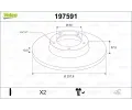 VALEO Brzdov� kotou� - 258 mm&nbsp;&dash;&nbsp;VA 197591