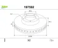 Brzdov� kotou�&nbsp;VALEO&nbsp;&dash;&nbsp;VA 197592