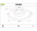 Brzdov� kotou�&nbsp;VALEO&nbsp;&dash;&nbsp;VA 197603