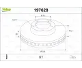 VALEO Brzdov� kotou� - 320 mm&nbsp;&dash;&nbsp;VA 197628