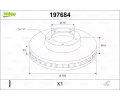Brzdov� kotou�&nbsp;VALEO&nbsp;&dash;&nbsp;VA 197684