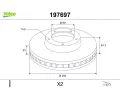 Brzdov� kotou�&nbsp;VALEO&nbsp;&dash;&nbsp;VA 197697