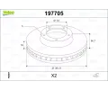 VALEO Brzdov� kotou� - 302 mm&nbsp;&dash;&nbsp;VA 197705