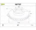 Brzdov� kotou�&nbsp;VALEO&nbsp;&dash;&nbsp;VA 197727