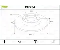 VALEO Brzdov kotou - 280 mm ‐ VA 197734