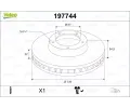 VALEO Brzdov� kotou�&nbsp;&dash;&nbsp;VA 197744