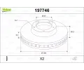 VALEO Brzdov� kotou� - 300 mm&nbsp;&dash;&nbsp;VA 197746