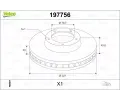 Brzdov� kotou�&nbsp;VALEO&nbsp;&dash;&nbsp;VA 197756