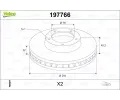 Brzdov� kotou�&nbsp;VALEO&nbsp;&dash;&nbsp;VA 197766