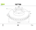 Brzdov� kotou�&nbsp;VALEO&nbsp;&dash;&nbsp;VA 197799
