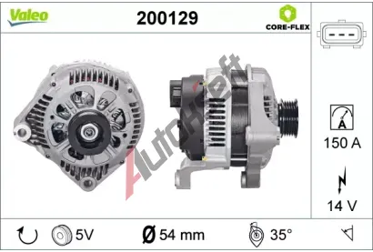 VALEO Alterntor VALEO CORE-FLEX VA 200129, 200129