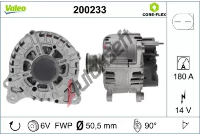 VALEO Alterntor VALEO CORE-FLEX VA 200233, 200233