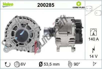VALEO Alterntor VALEO CORE-FLEX VA 200285, 200285