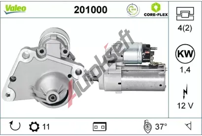 VALEO Startr VALEO CORE-FLEX VA 201000, 201000