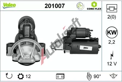 VALEO Startr VALEO CORE-FLEX VA 201007, 201007