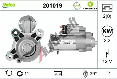 VALEO Startr VALEO CORE-FLEX VA 201019, 201019