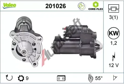 VALEO Startr VALEO CORE-FLEX VA 201026, 201026