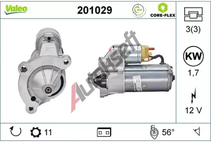 VALEO Startr VALEO CORE-FLEX VA 201029, 201029