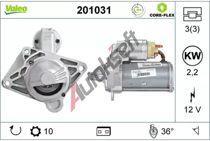 VALEO Startr VALEO CORE-FLEX VA 201031, 201031