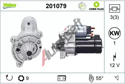 VALEO Start�r VALEO CORE-FLEX VA 201079, 201079