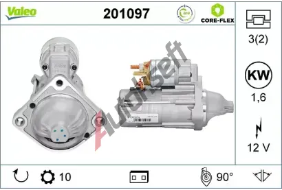 VALEO Startr VALEO CORE-FLEX VA 201097, 201097