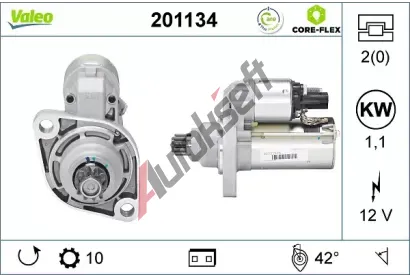 VALEO Start�r VALEO CORE-FLEX VA 201134, 201134