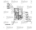 VALEO Spínač řízení VA 251275, 251275