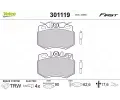 VALEO Sada brzdovch destiek FIRST ‐ VA 301119