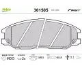 VALEO Sada brzdovch destiek FIRST ‐ VA 301505