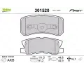 Sada brzdovch destiek VALEO ‐ VA 301520