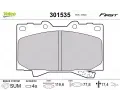 VALEO Sada brzdovch destiek FIRST ‐ VA 301535