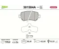 VALEO Sada brzdov�ch desti�ek EXPERT&nbsp;&dash;&nbsp;VA 301584A