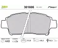 VALEO Sada brzdovch destiek FIRST ‐ VA 301606