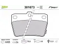 VALEO Sada brzdovch destiek FIRST ‐ VA 301673
