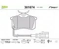 VALEO Sada brzdovch destiek FIRST ‐ VA 301674